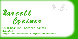 marcell czeiner business card